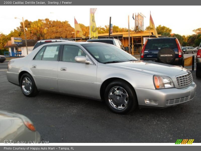 Sterling / Pewter 2000 Cadillac DeVille Sedan