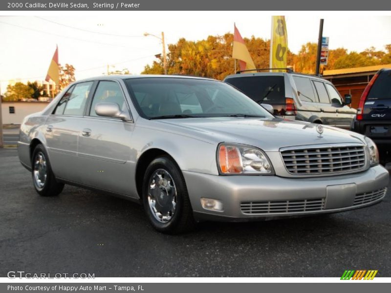 Sterling / Pewter 2000 Cadillac DeVille Sedan