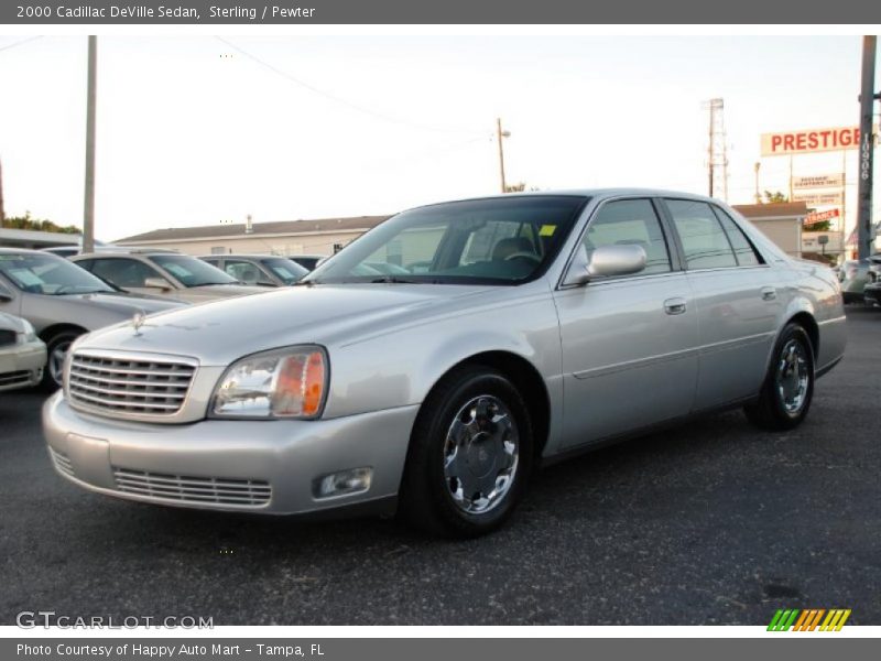 Sterling / Pewter 2000 Cadillac DeVille Sedan