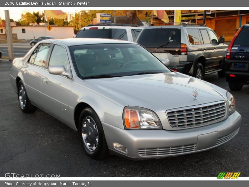 Sterling / Pewter 2000 Cadillac DeVille Sedan