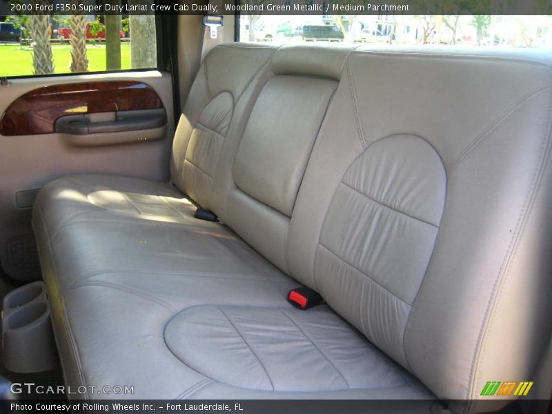 Woodland Green Metallic / Medium Parchment 2000 Ford F350 Super Duty Lariat Crew Cab Dually