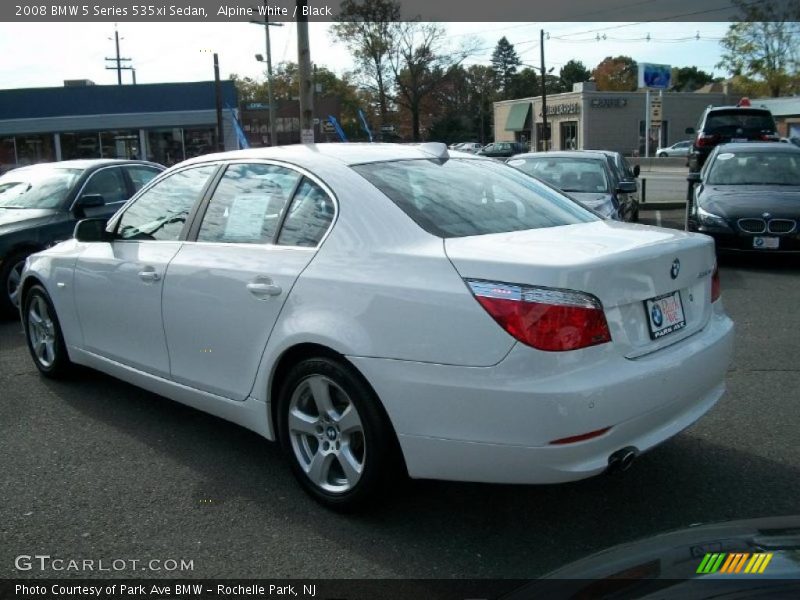 Alpine White / Black 2008 BMW 5 Series 535xi Sedan