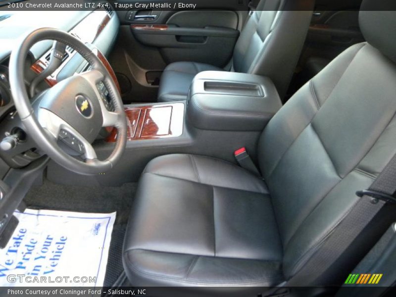  2010 Avalanche LTZ 4x4 Ebony Interior