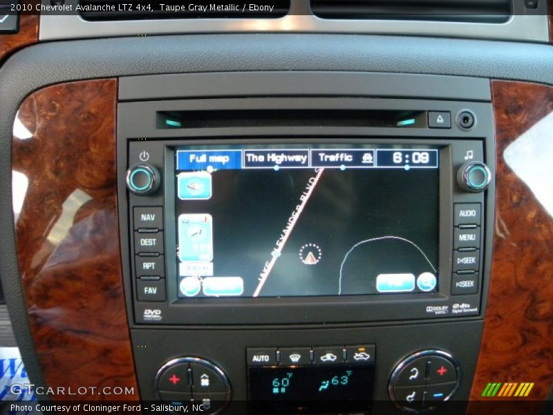 Navigation of 2010 Avalanche LTZ 4x4