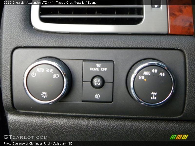 Controls of 2010 Avalanche LTZ 4x4