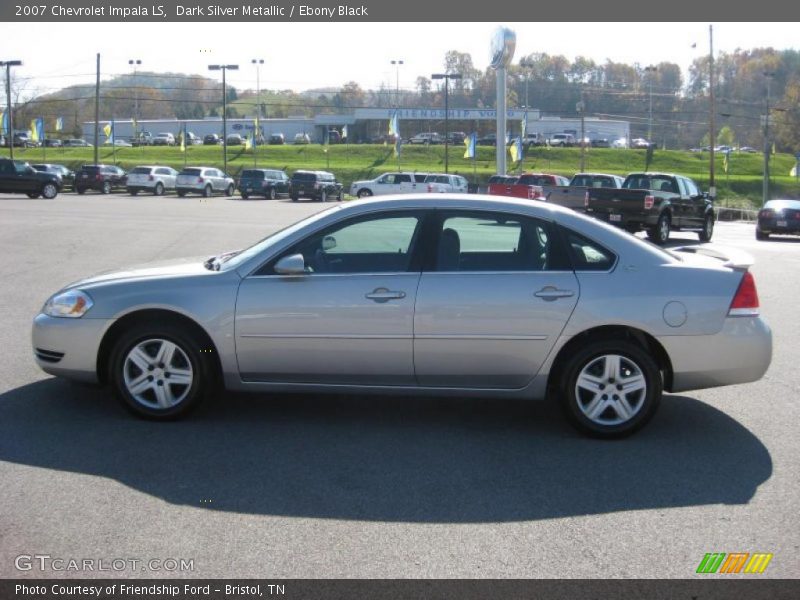 Dark Silver Metallic / Ebony Black 2007 Chevrolet Impala LS