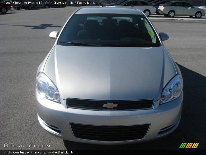 Dark Silver Metallic / Ebony Black 2007 Chevrolet Impala LS