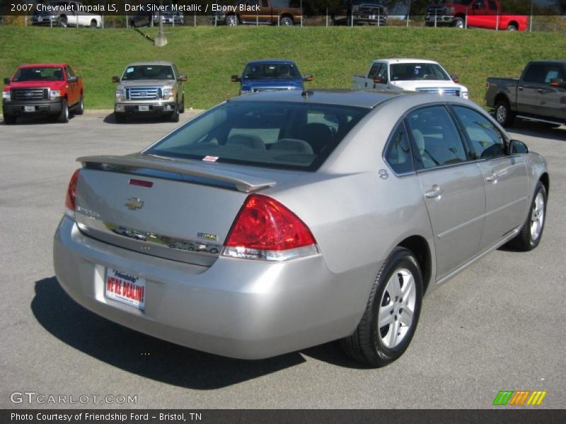 Dark Silver Metallic / Ebony Black 2007 Chevrolet Impala LS
