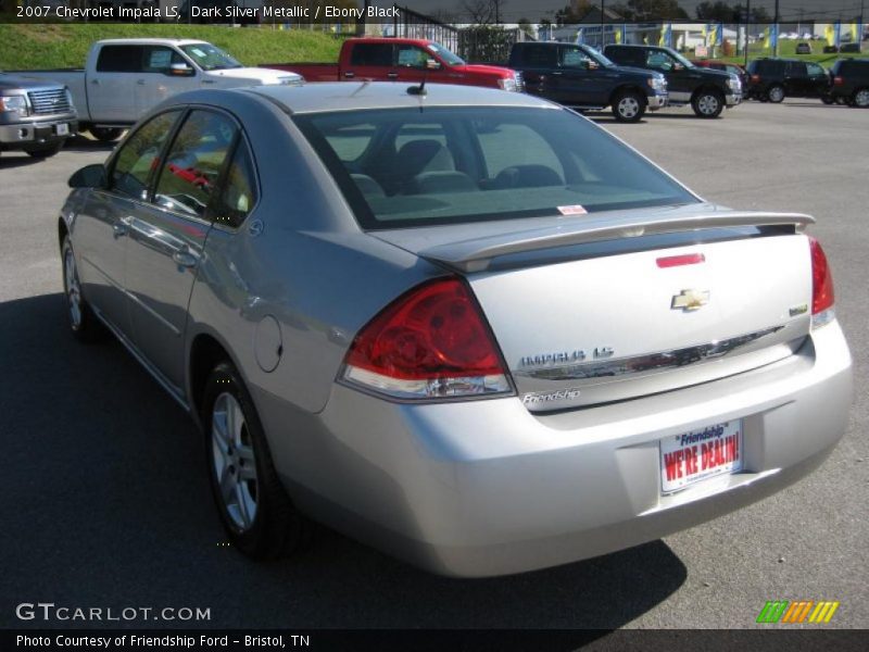 Dark Silver Metallic / Ebony Black 2007 Chevrolet Impala LS