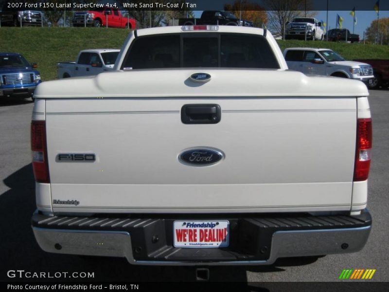White Sand Tri-Coat / Tan 2007 Ford F150 Lariat SuperCrew 4x4