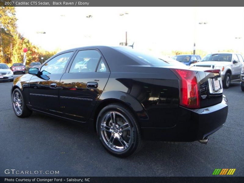 Black Raven / Ebony 2007 Cadillac CTS Sedan