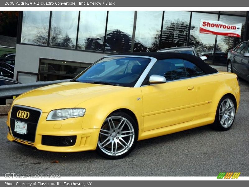 Front 3/4 View of 2008 RS4 4.2 quattro Convertible