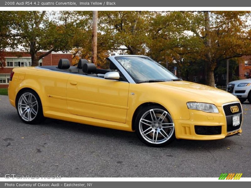  2008 RS4 4.2 quattro Convertible Imola Yellow