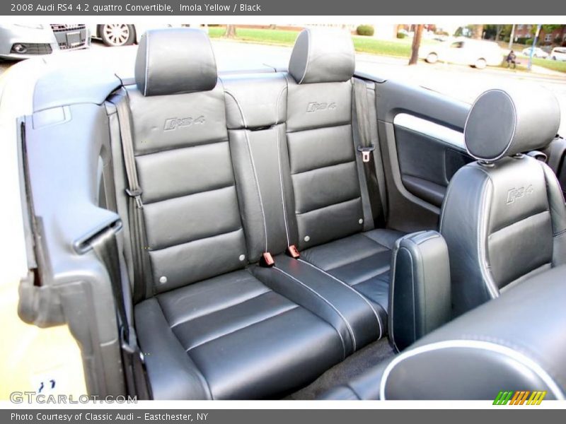 2008 RS4 4.2 quattro Convertible Black Interior