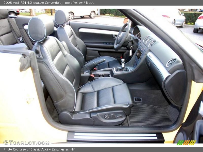  2008 RS4 4.2 quattro Convertible Black Interior