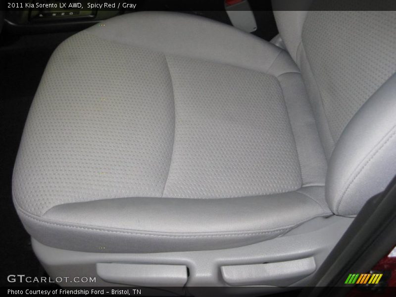 Spicy Red / Gray 2011 Kia Sorento LX AWD