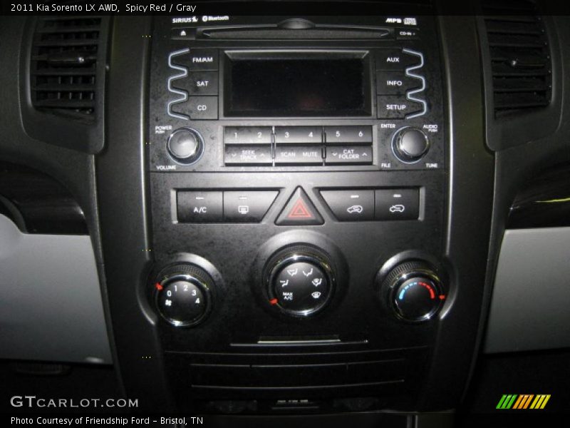 Spicy Red / Gray 2011 Kia Sorento LX AWD
