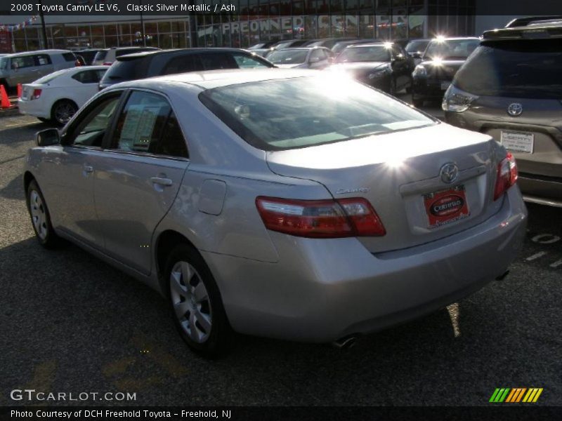 Classic Silver Metallic / Ash 2008 Toyota Camry LE V6
