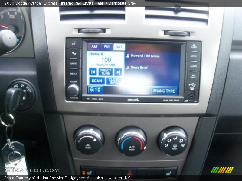 Inferno Red Crystal Pearl / Dark Slate Gray 2010 Dodge Avenger Express
