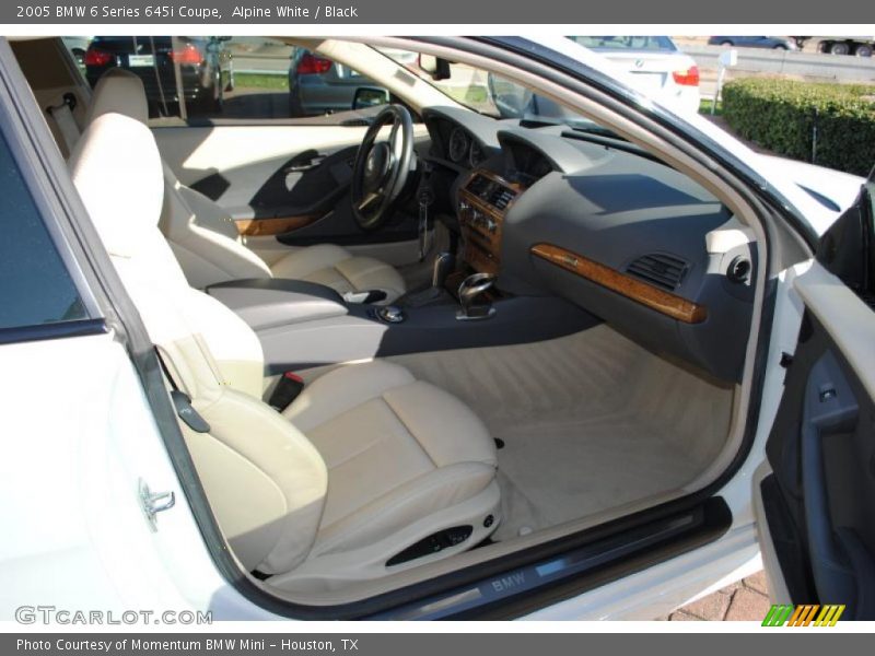  2005 6 Series 645i Coupe Black Interior