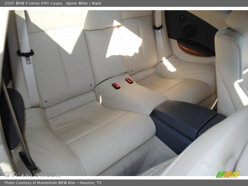  2005 6 Series 645i Coupe Black Interior