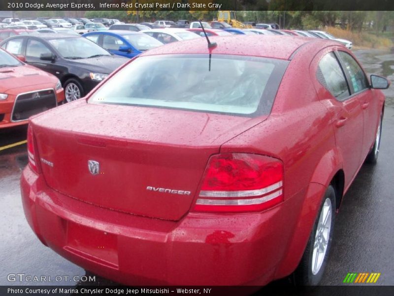 Inferno Red Crystal Pearl / Dark Slate Gray 2010 Dodge Avenger Express
