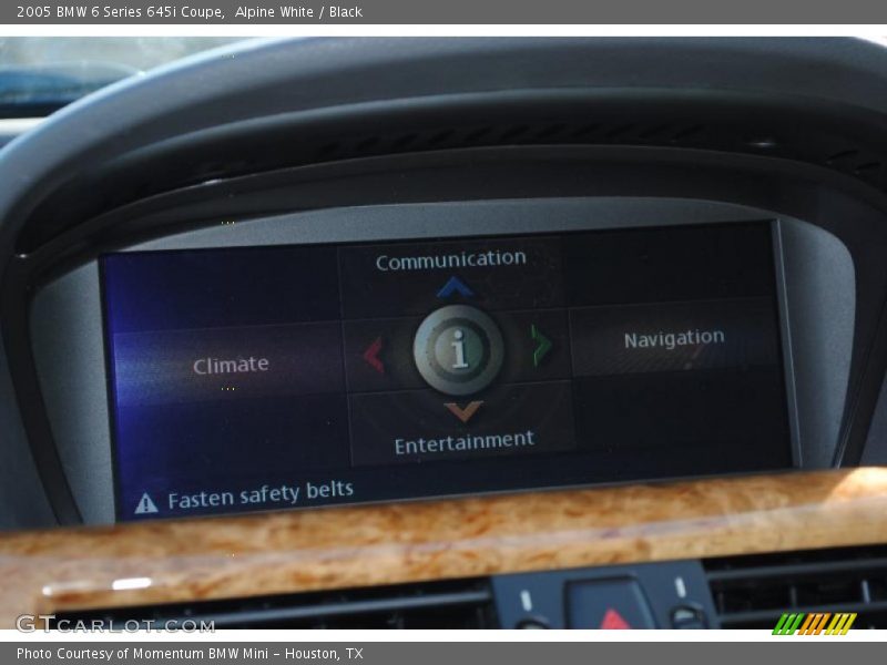 Navigation of 2005 6 Series 645i Coupe