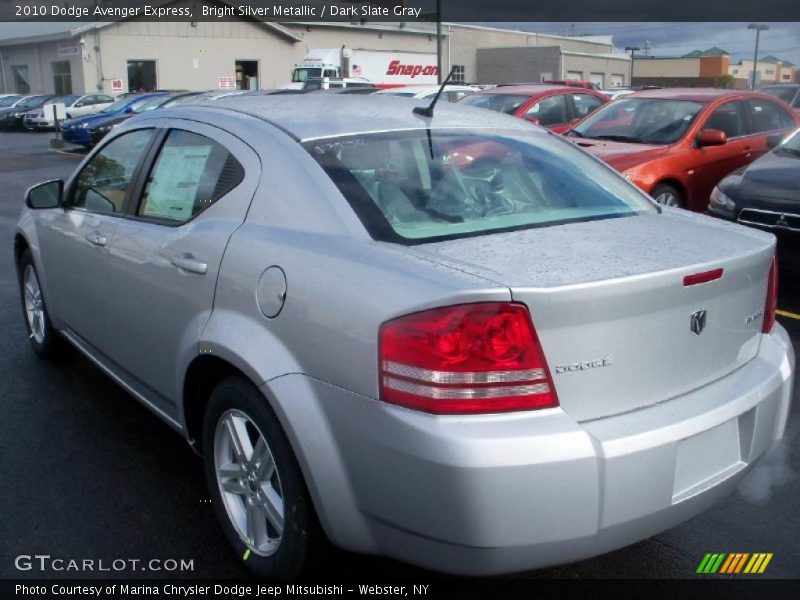 Bright Silver Metallic / Dark Slate Gray 2010 Dodge Avenger Express