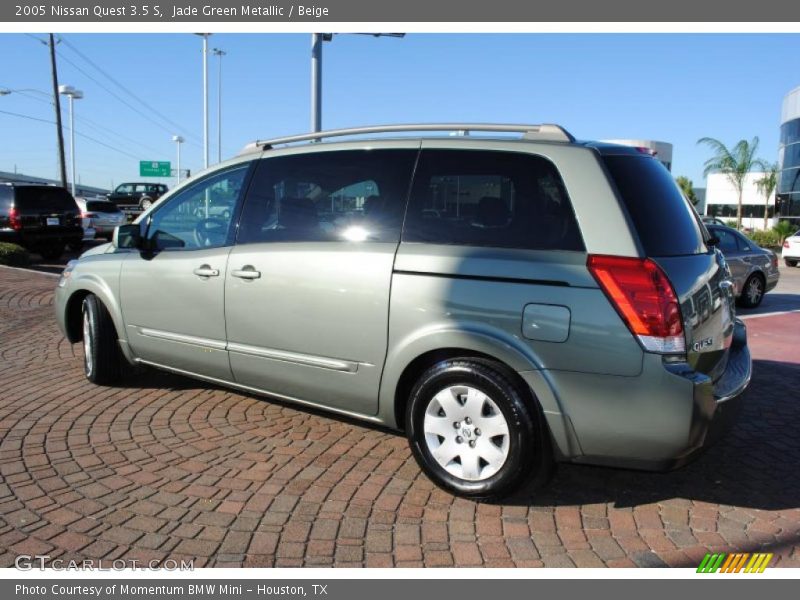 Jade Green Metallic / Beige 2005 Nissan Quest 3.5 S