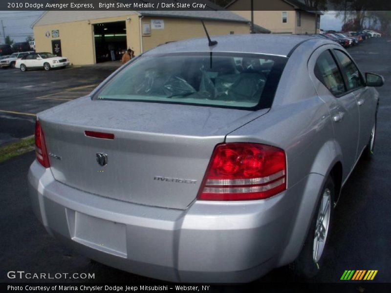 Bright Silver Metallic / Dark Slate Gray 2010 Dodge Avenger Express
