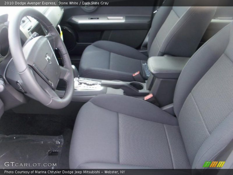 Stone White / Dark Slate Gray 2010 Dodge Avenger Express