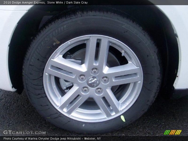 Stone White / Dark Slate Gray 2010 Dodge Avenger Express