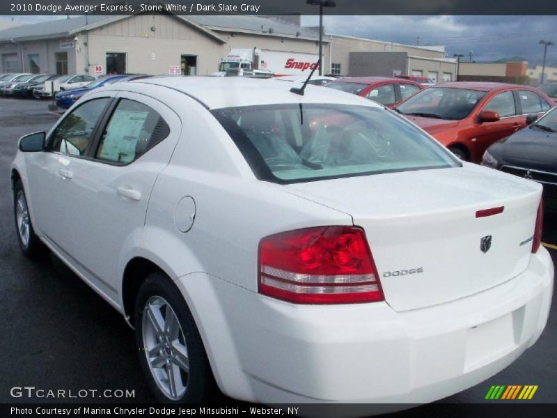 Stone White / Dark Slate Gray 2010 Dodge Avenger Express