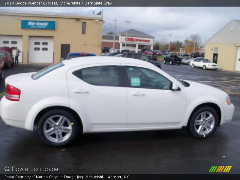 Stone White / Dark Slate Gray 2010 Dodge Avenger Express