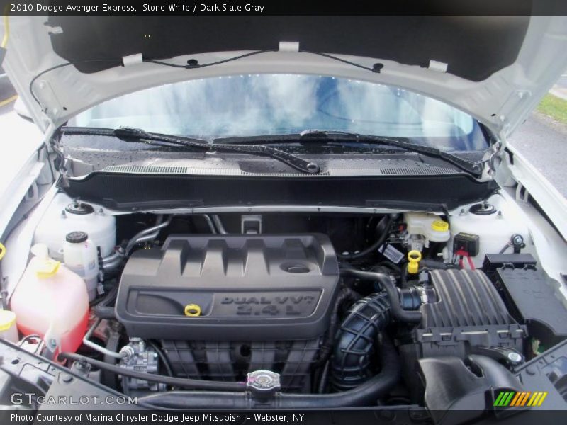 Stone White / Dark Slate Gray 2010 Dodge Avenger Express