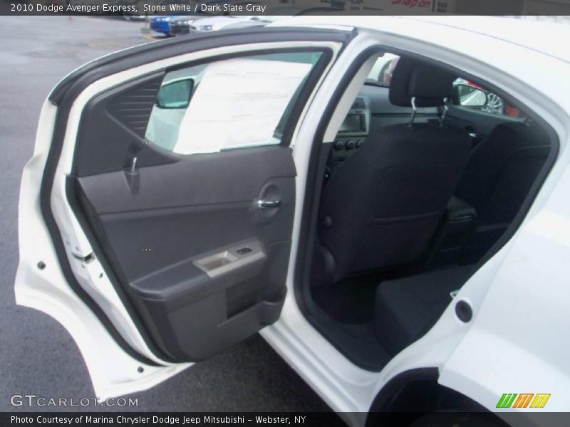Stone White / Dark Slate Gray 2010 Dodge Avenger Express