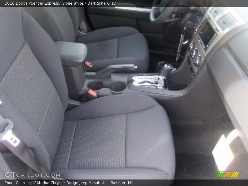 Stone White / Dark Slate Gray 2010 Dodge Avenger Express