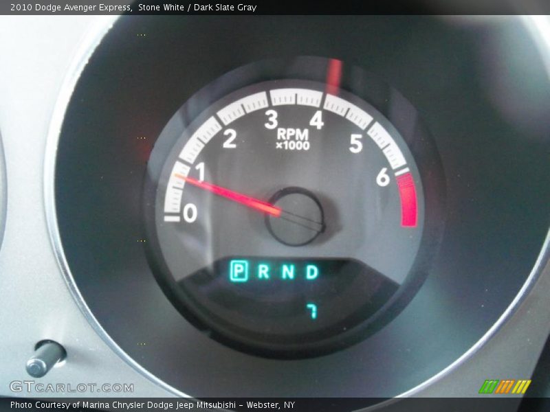 Stone White / Dark Slate Gray 2010 Dodge Avenger Express