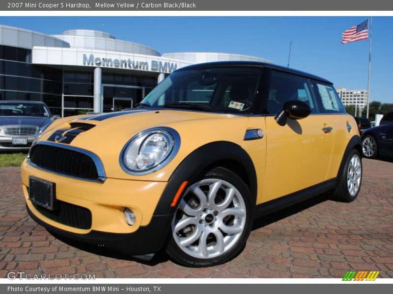 Mellow Yellow / Carbon Black/Black 2007 Mini Cooper S Hardtop