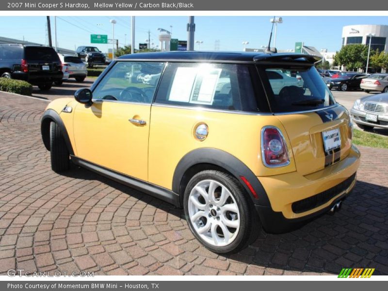 Mellow Yellow / Carbon Black/Black 2007 Mini Cooper S Hardtop