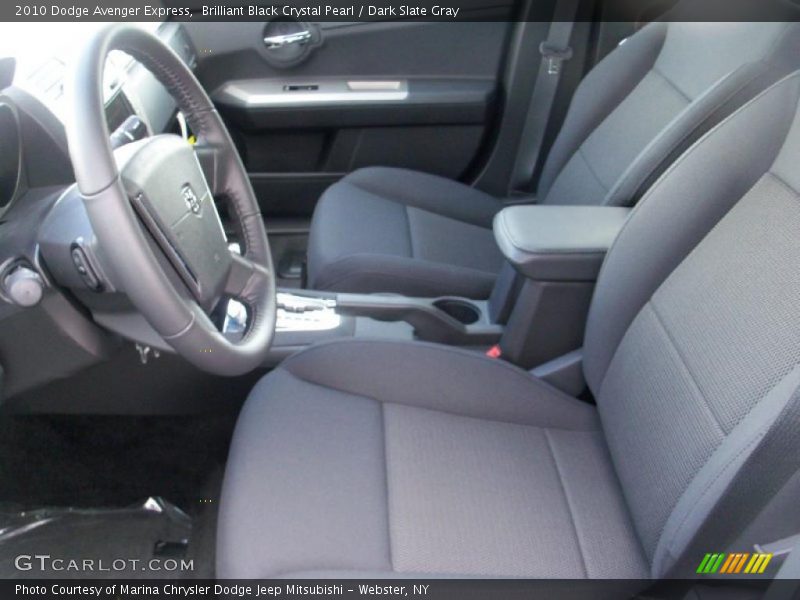 Brilliant Black Crystal Pearl / Dark Slate Gray 2010 Dodge Avenger Express
