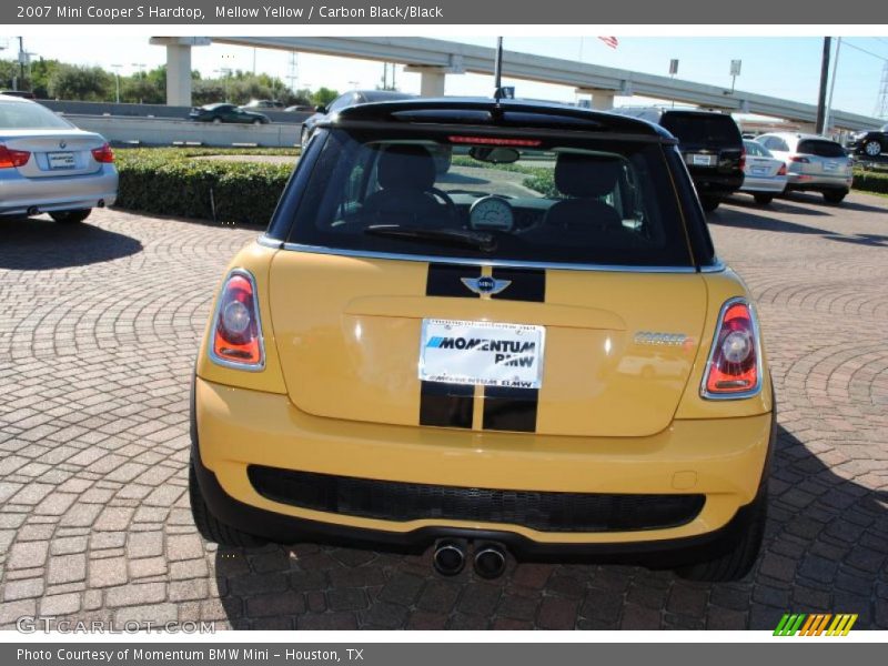 Mellow Yellow / Carbon Black/Black 2007 Mini Cooper S Hardtop