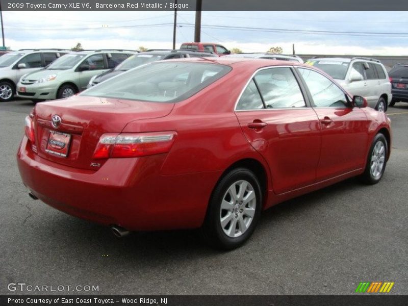 Barcelona Red Metallic / Bisque 2009 Toyota Camry XLE V6