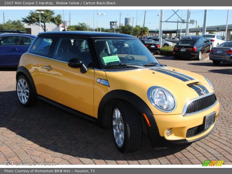 Mellow Yellow / Carbon Black/Black 2007 Mini Cooper S Hardtop