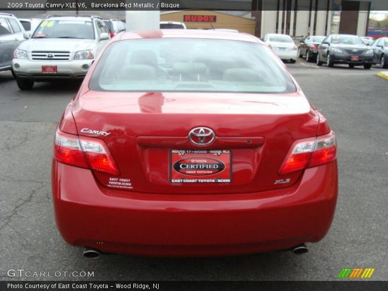 Barcelona Red Metallic / Bisque 2009 Toyota Camry XLE V6