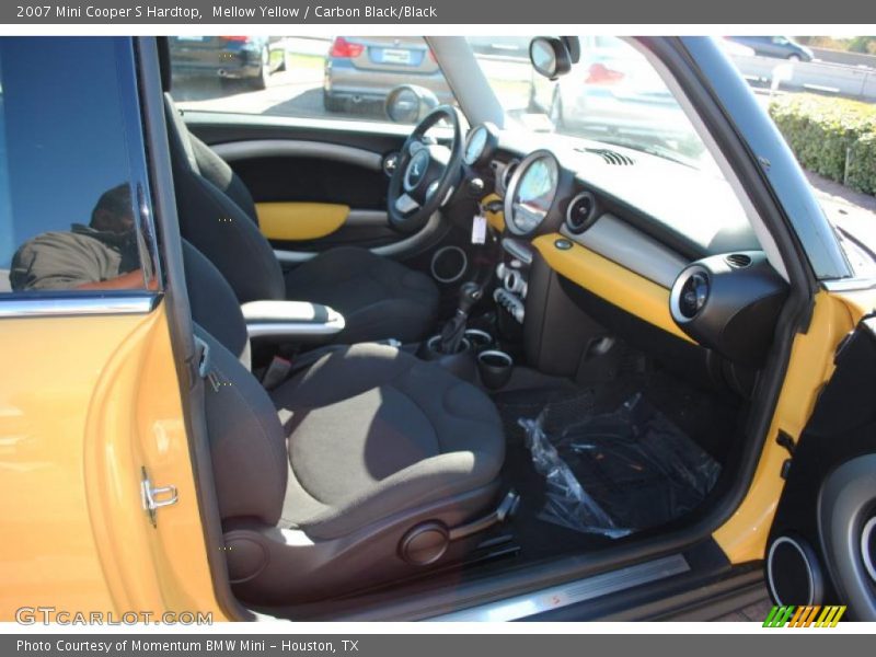 Mellow Yellow / Carbon Black/Black 2007 Mini Cooper S Hardtop