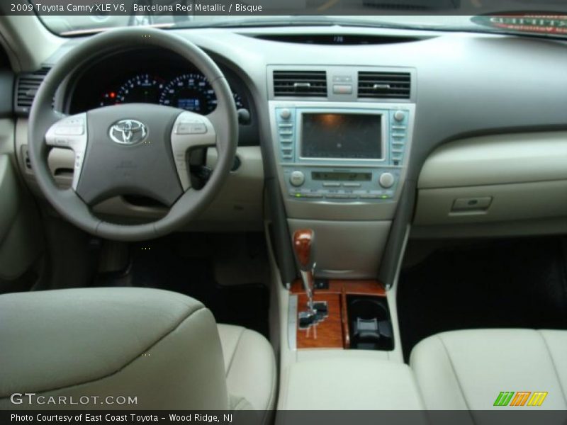 Barcelona Red Metallic / Bisque 2009 Toyota Camry XLE V6