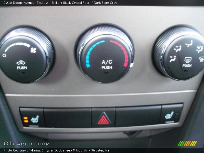 Brilliant Black Crystal Pearl / Dark Slate Gray 2010 Dodge Avenger Express