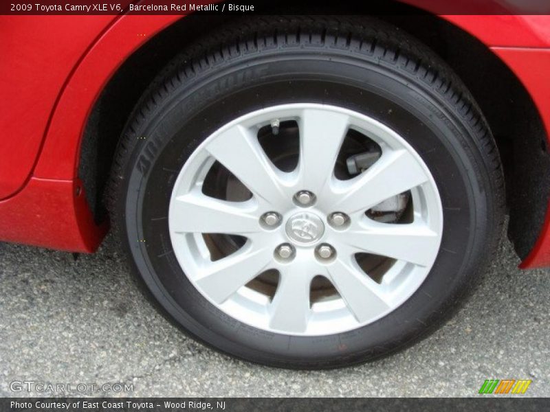 Barcelona Red Metallic / Bisque 2009 Toyota Camry XLE V6