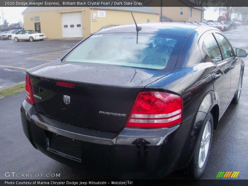 Brilliant Black Crystal Pearl / Dark Slate Gray 2010 Dodge Avenger Express